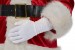 długie rękawiczki Mikołaja ze strojem welurowym w wersji super deluxe