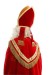 tradycyjny strój prawdziwego świętego Mikołaja biskupa z płaszczem - tył