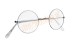 okulary Mikołaja, metalowe okulary z zerowymi soczewkami