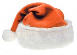 pomarańczowa czapka Mikołaja