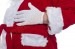 krótkie rękawiczki do stroju Mikołaja, białe rękawiczki bawełniane