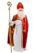 tradycyjny strój prawdziwego świętego Mikołaja biskupa z płaszczem i pastorałem